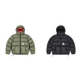 PALACE FW21 Pertex Balaclava Puffa Hooded Down Jacket with Logo-4357  
